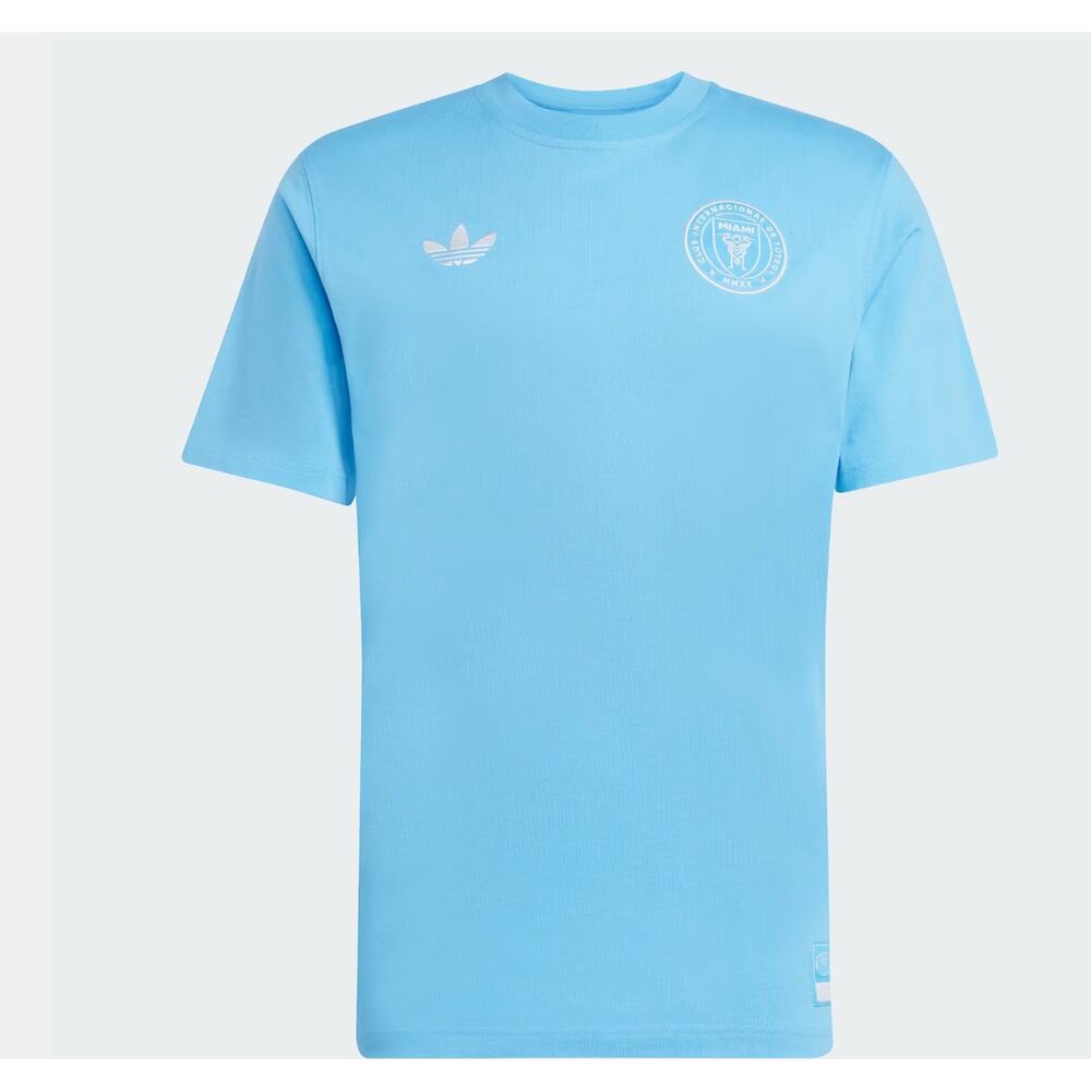 Adidas Inter Miami CF OG Tee Men’s Medium Light Blue MLS Soccer Shirt NWT